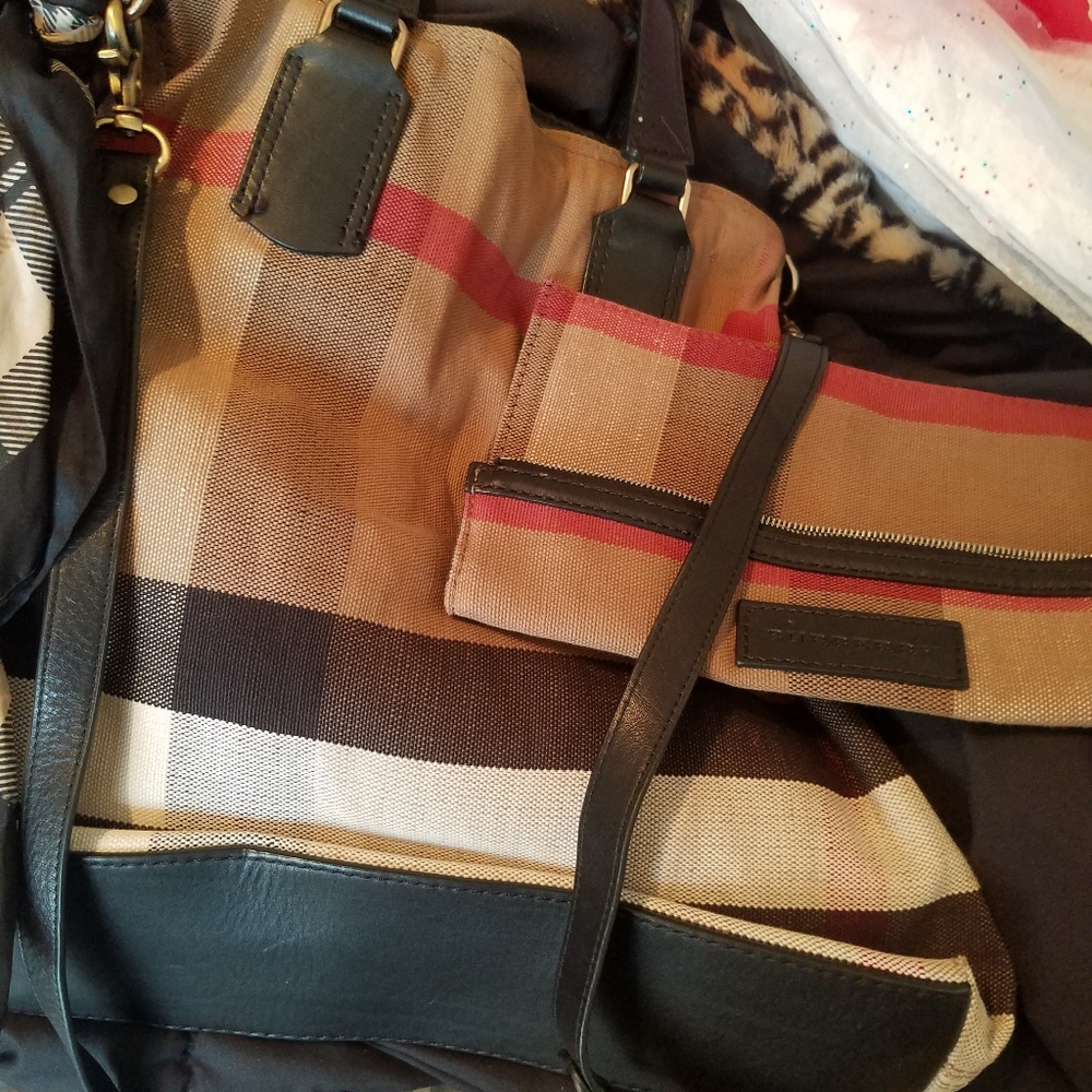 Authentic Cutie Pie Burberry Tote Handbag